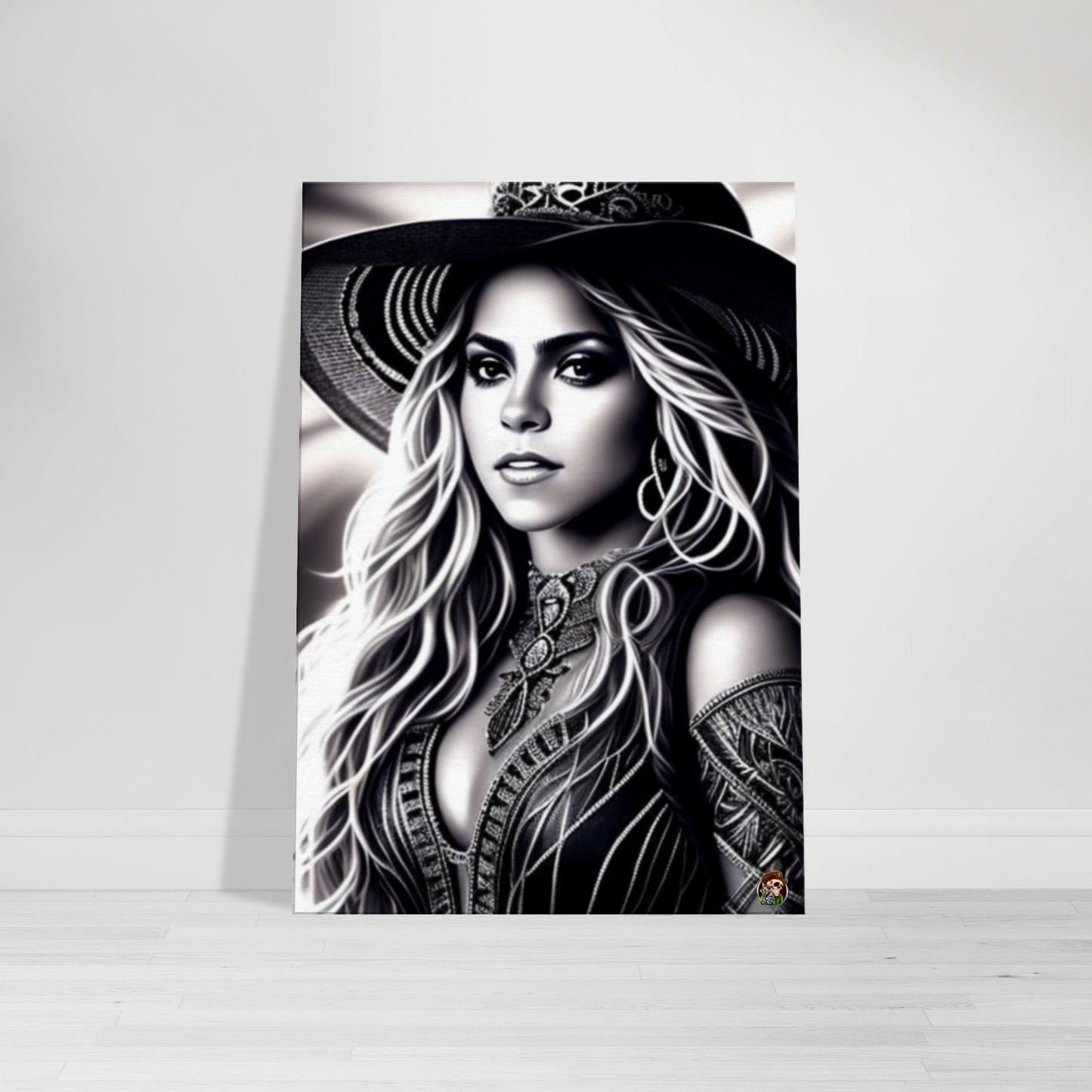 Shakira Canvas gemaakt door Ötzi Frosty