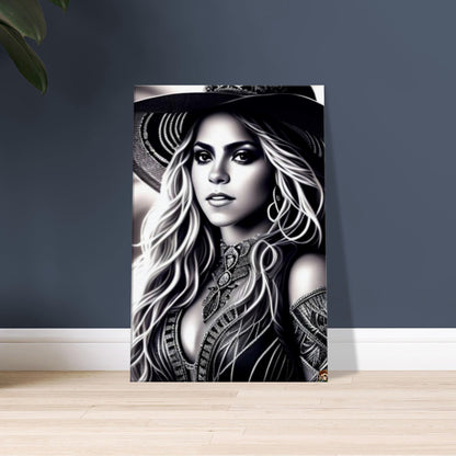 Shakira Canvas gemaakt door Ötzi Frosty