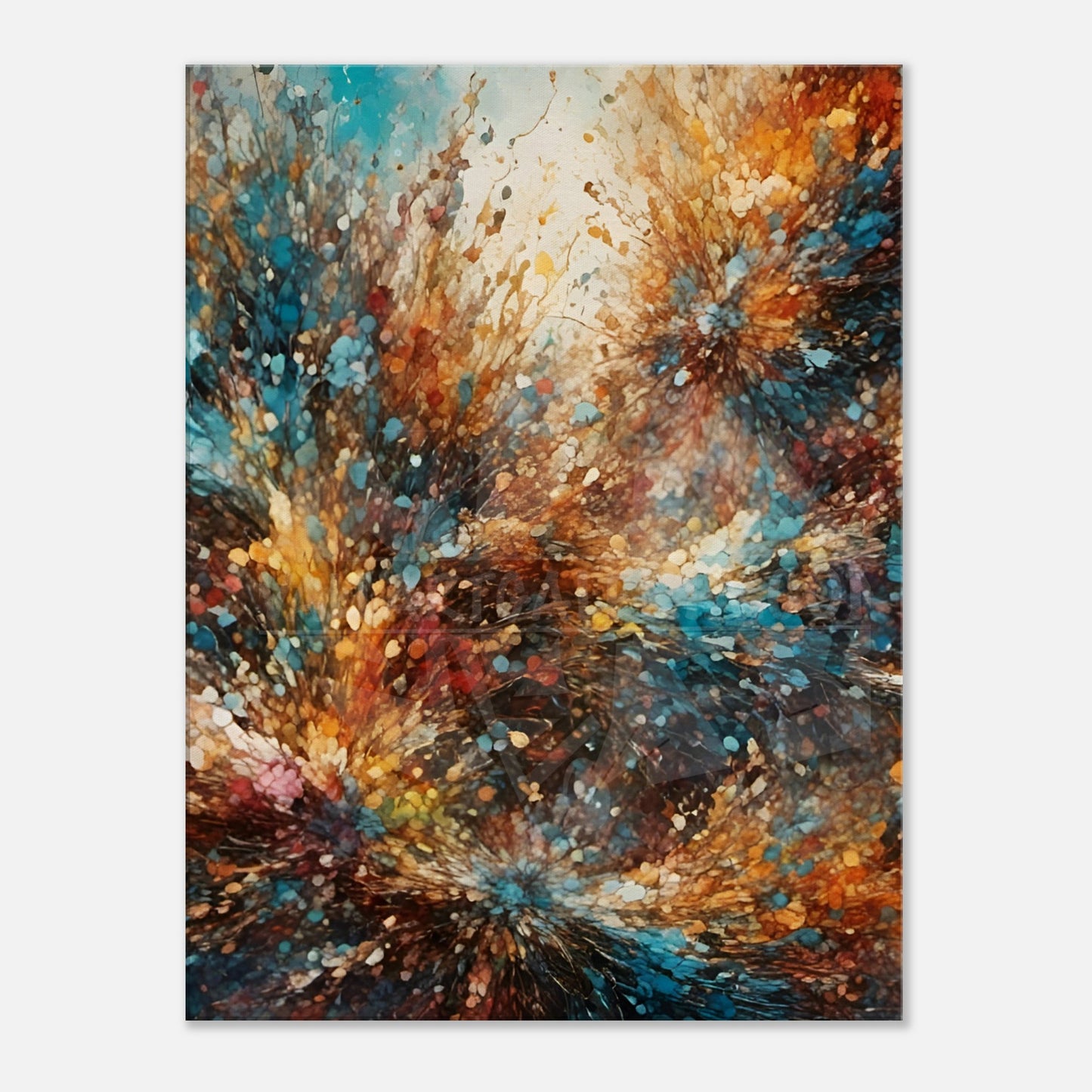 Action Painting Canvas Art