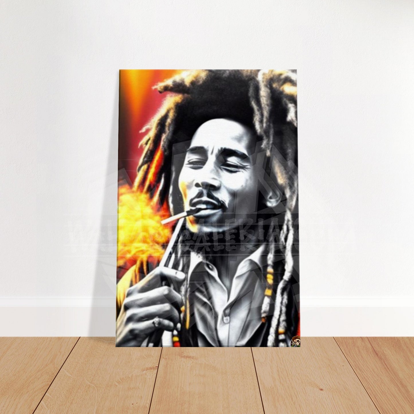 Bob Marley Lienzo creado por Ötzi Frosty