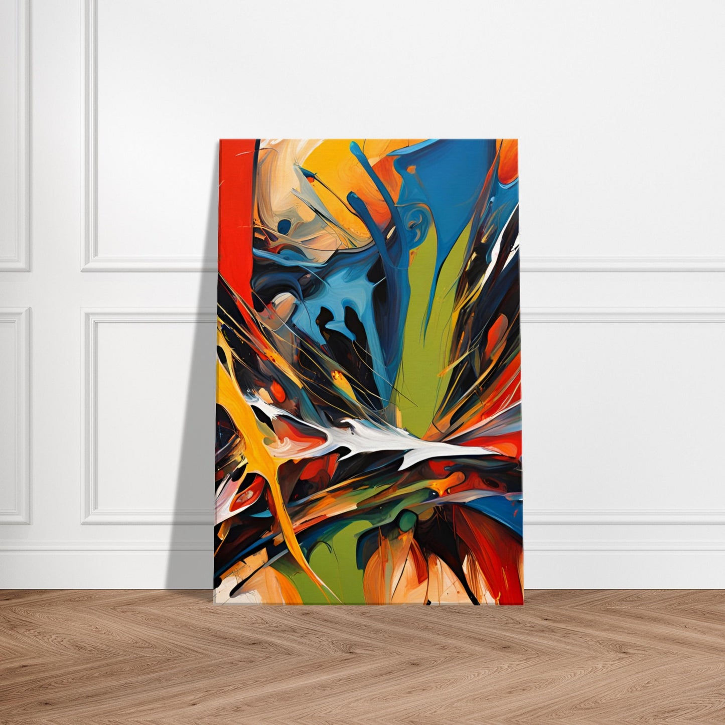 “Guided Amidst the Chaos” Composition B Canvas Art