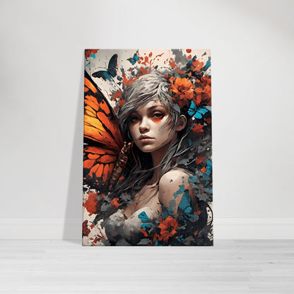 “Serenade of the Butterflies” 2D digital Art Canvas Art