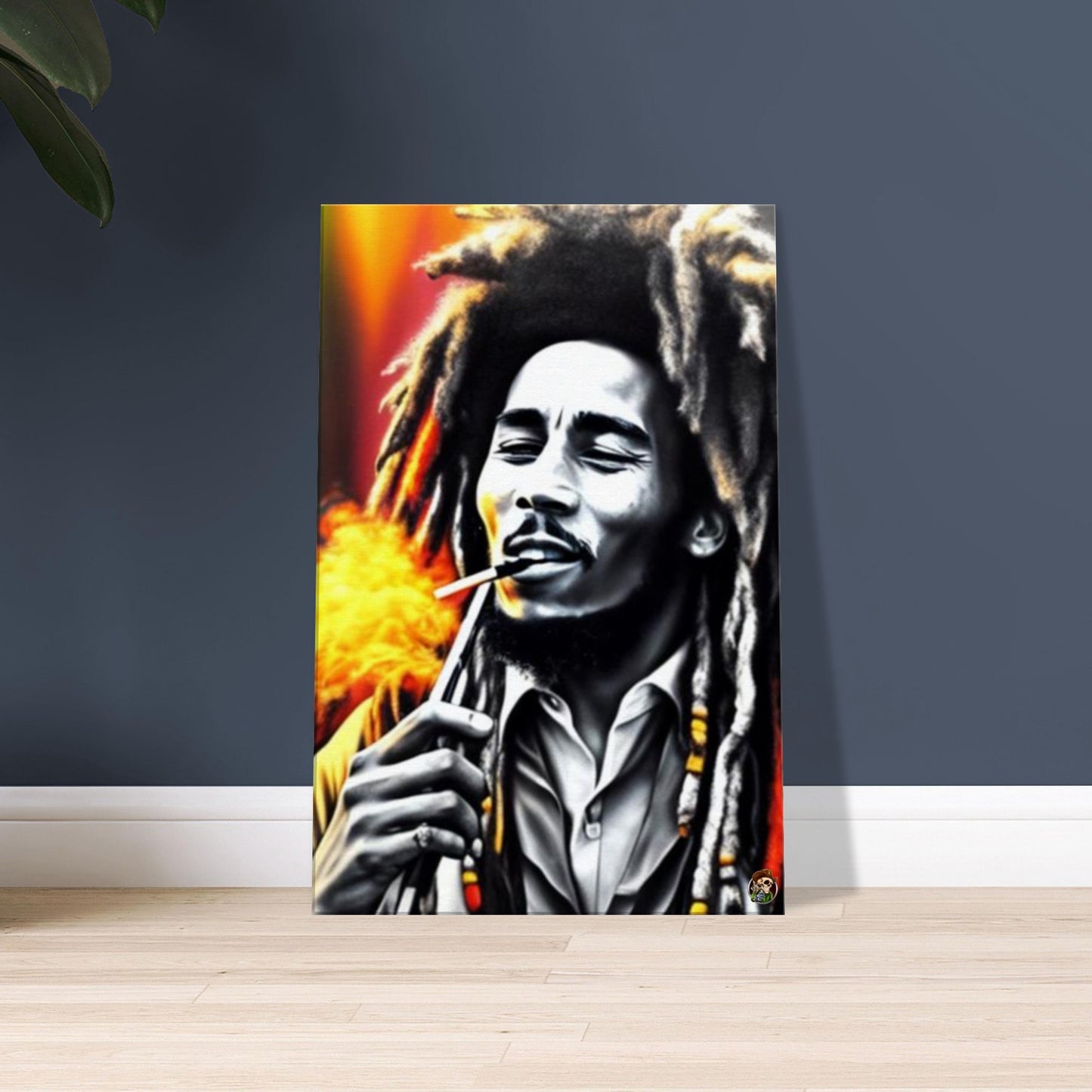 Bob Marley Lienzo creado por Ötzi Frosty