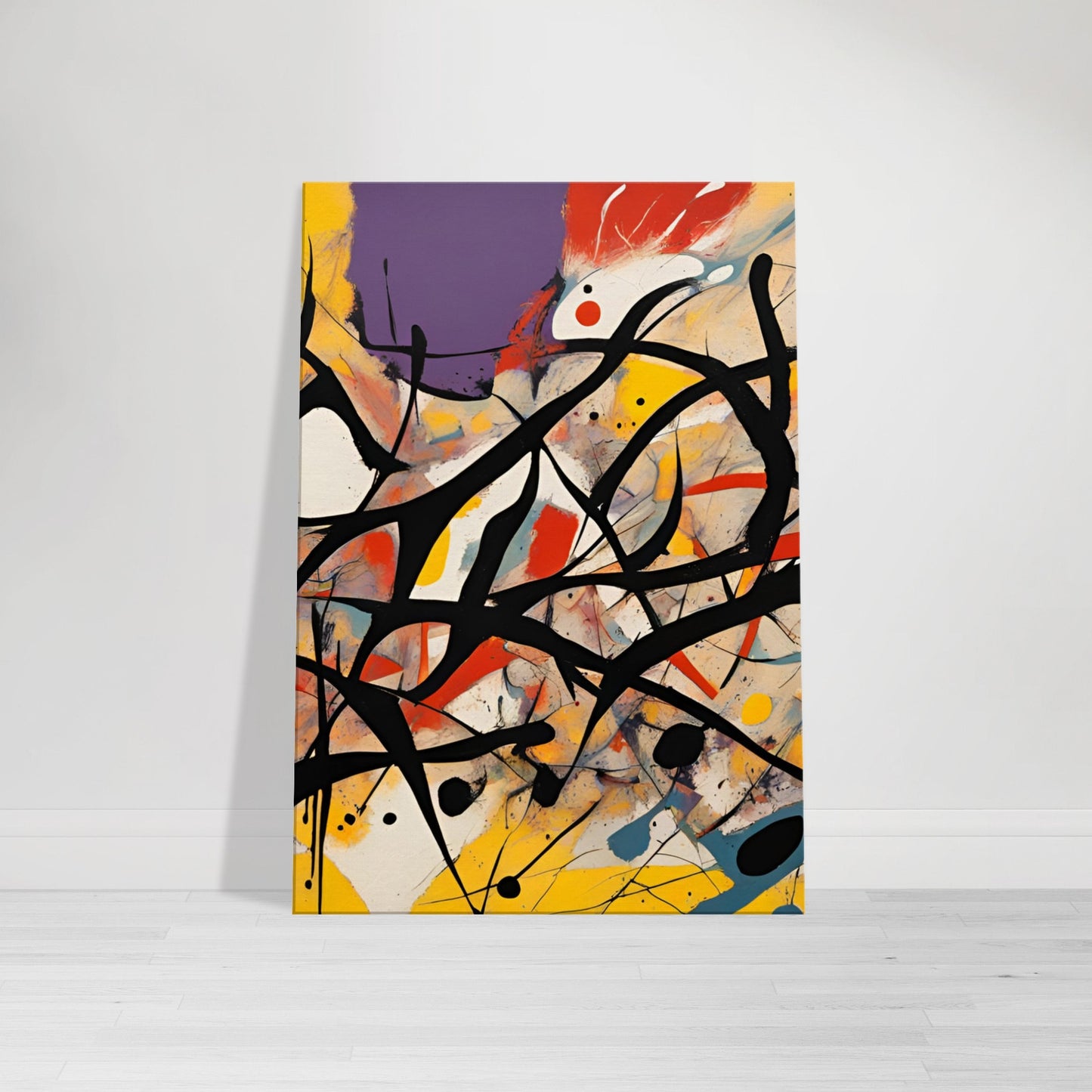 „Enigmatic Forest Palette“ Expressionisme Canvas Art