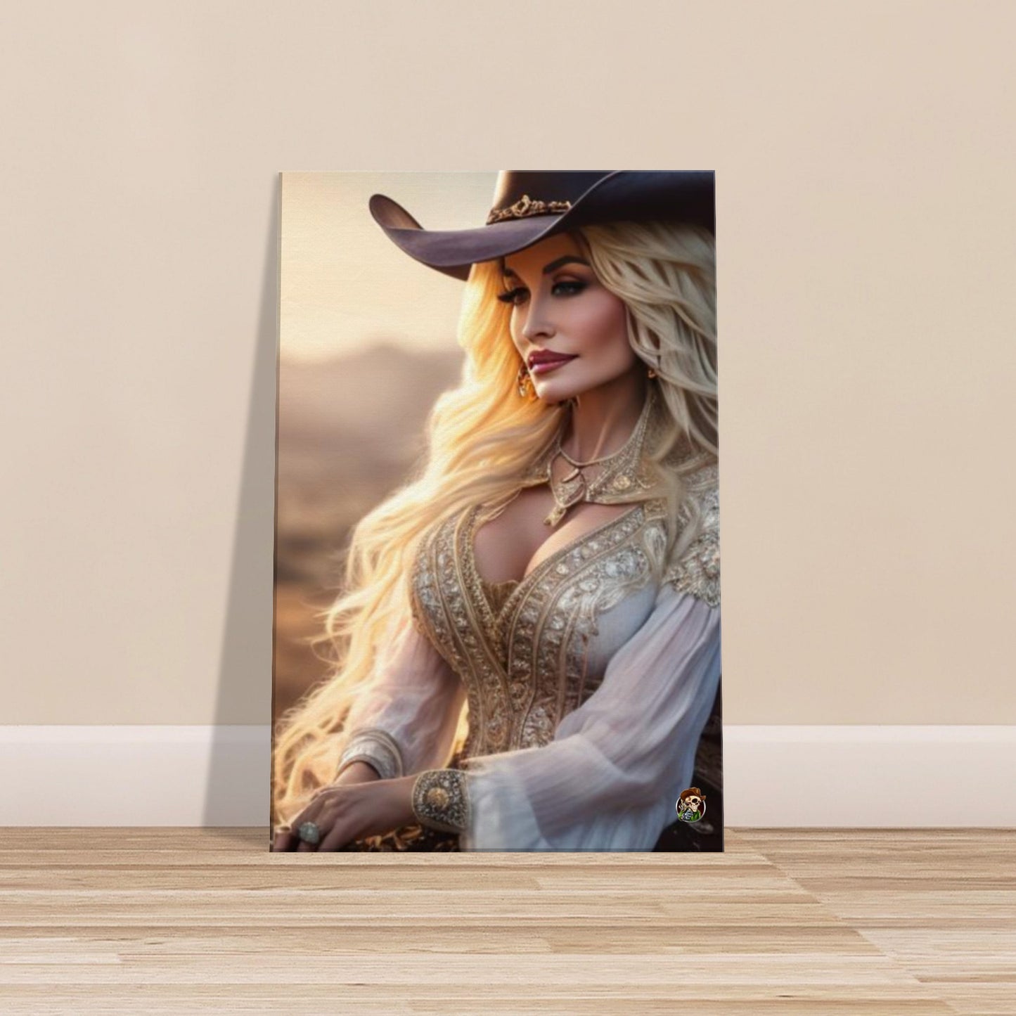 Dolly Parton Leinwand erstellt von Ötzi Frosty