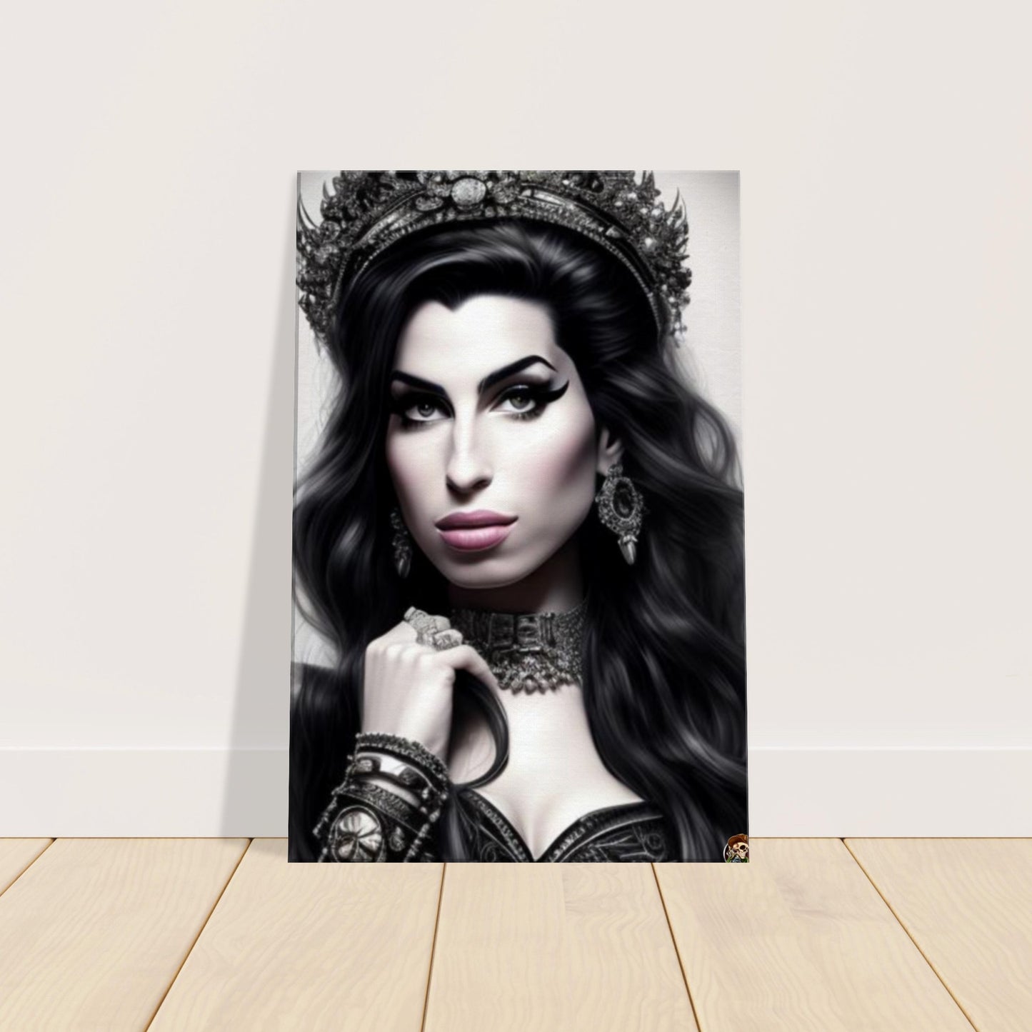 Amy Winehouse Canvas created by Ötzi Frosty