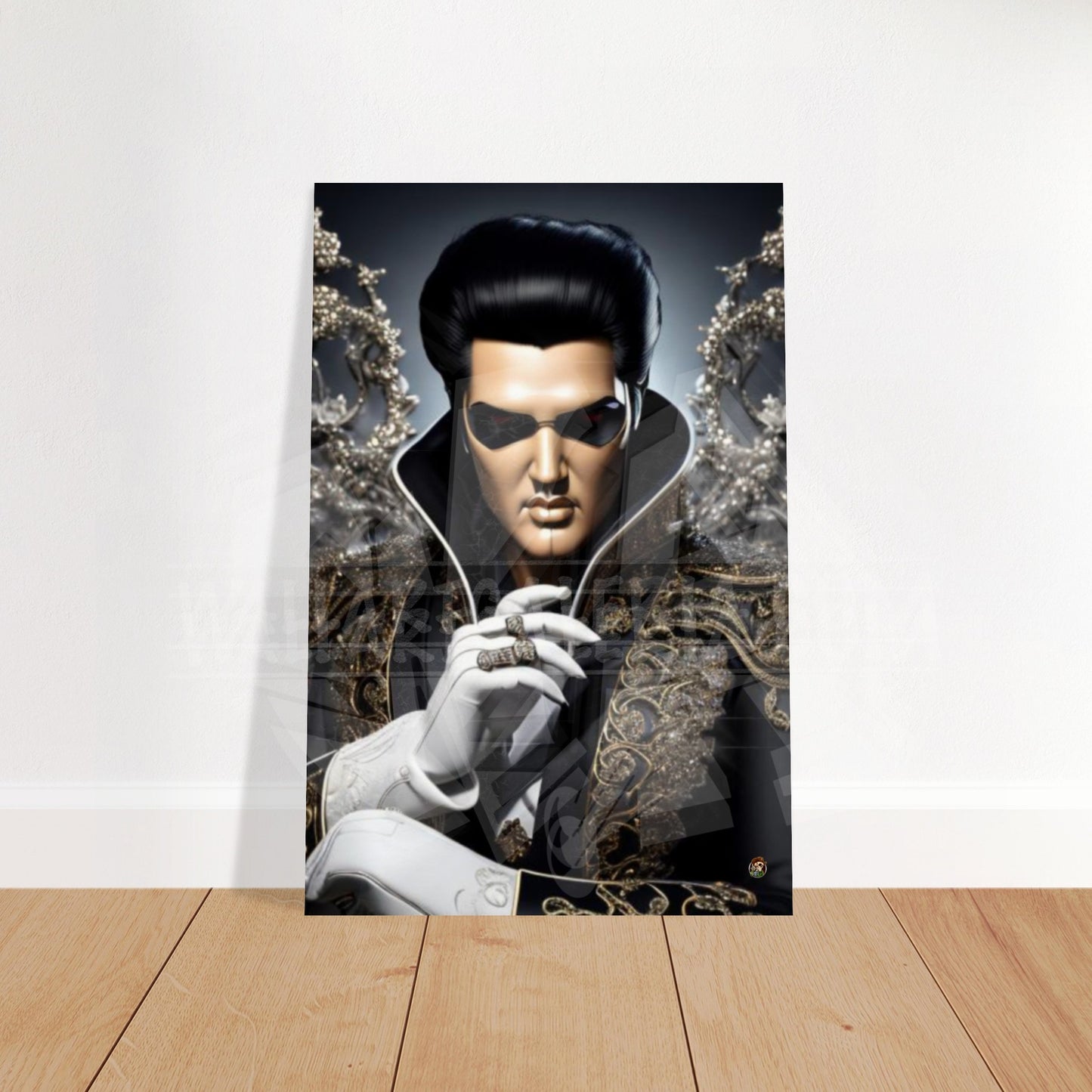 Elvis Presley Museum-kwaliteit mat papier poster. gemaakt door Ötzi Frosty