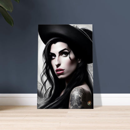 Amy Winehouse Canvas created by Ötzi Frosty