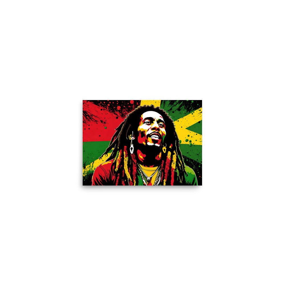 Reggae Resonance Bob Marley Flag of Unity